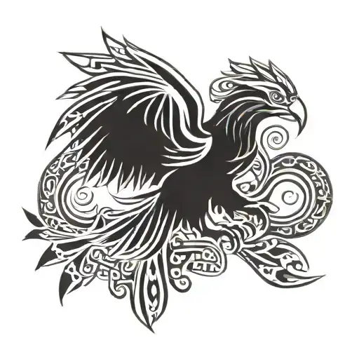 sikh eagle tattoo design idea