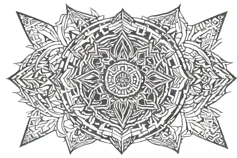 Buddhist inspired tattoo tattoo design idea