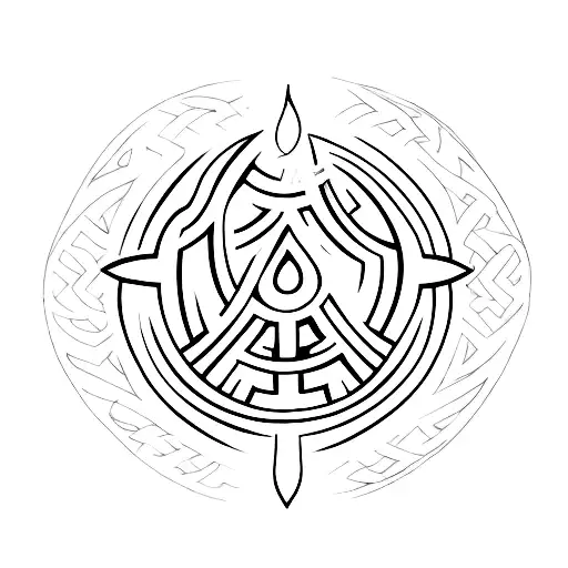 Ankh Symbol tattoo design idea