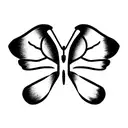 bullet with butterfly wings tattoo design idea