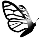 bullet with butterfly wings tattoo design idea