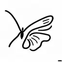 bullet with butterfly wings tattoo design idea