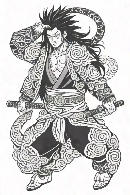 Madara Uchiha looking like tattoo design idea