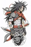 Madara Uchiha looking like tattoo design idea