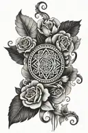 alt kol roma gypsy symbol tattoo design idea