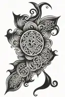 alt kol roma gypsy symbol tattoo design idea