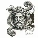 asclepius tattoo design idea