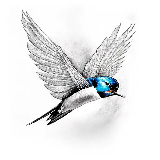 Traditional Sparrow Tattoo Stickers for Sale | Redbubble