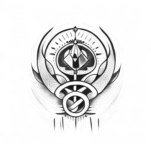 an old Nordic styled text tattoo that says Guide Smuk tattoo design idea