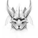 Anubis  tattoo design idea