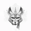 Anubis  tattoo design idea