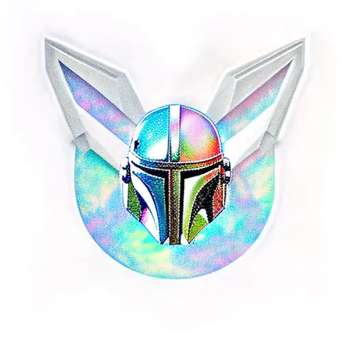 Mandalorian Logo tattoo design idea