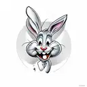 Bugs Bunny tattoo design idea