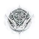 Sagittarius, Capricorn, Scorpio, and Gemini Zodiac symbols in the form of Angry Angels tattoo design idea