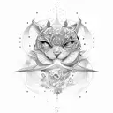 Duality tattoo design idea