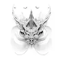 Duality tattoo design idea