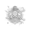 birthday dates tattoo design idea