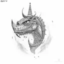 birthday dates tattoo design idea