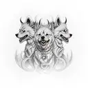 cerberus tattoo design idea