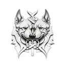 cerberus tattoo design idea