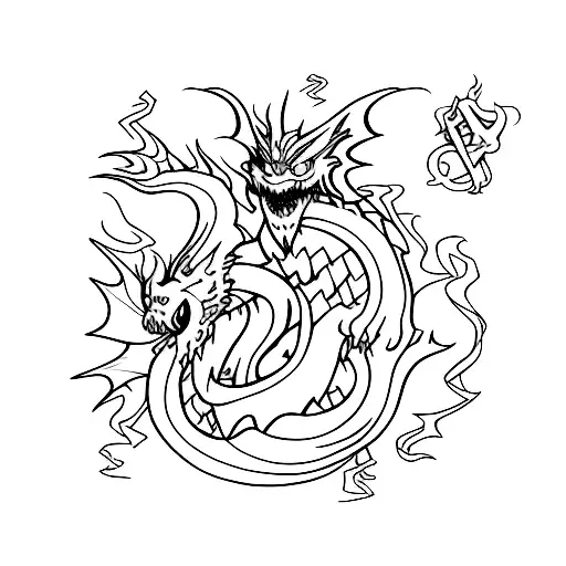 Harry Potter, snich, wand ,book, dragon tattoo design idea