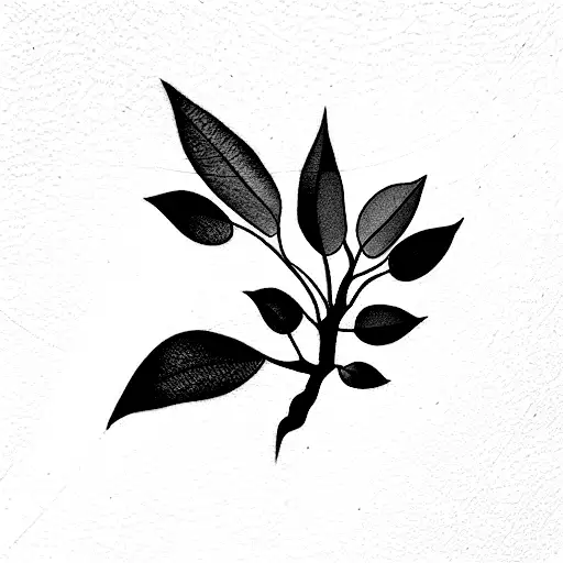 eucalyptus  tattoo design idea