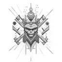 Gravity is master  tattoo design idea