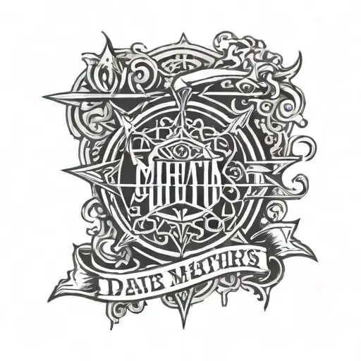 Dave Matthew's Band logo tattoo design idea