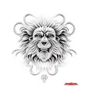 lord narasimha  tattoo design idea