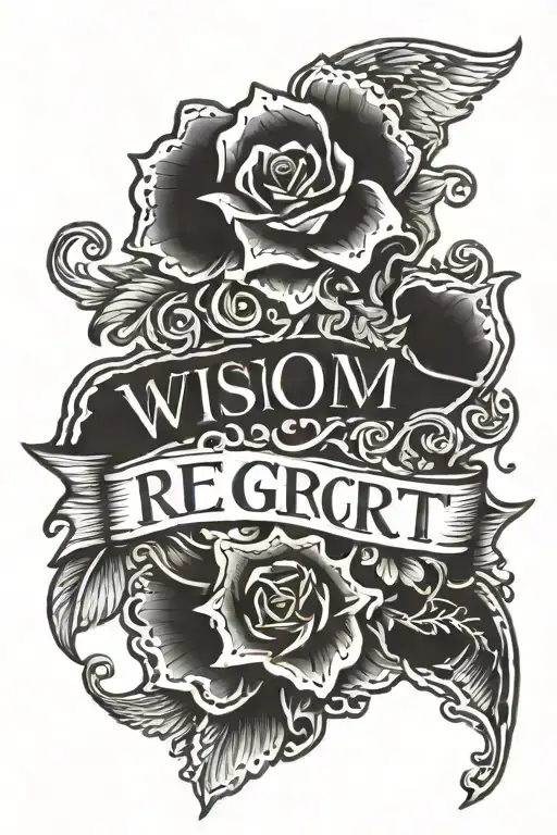 wisdom respect integrity honor tattoo design idea
