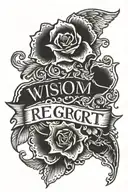 wisdom respect integrity honor tattoo design idea