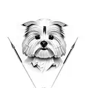 coton de tulear tattoo design idea