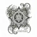 Incorporate a quote from Alan Watts into a design symbolizing self-improvement tattoo design idea