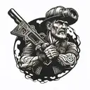 miner tattoo design idea