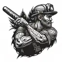 miner tattoo design idea