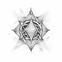Pentakill, pentagram tattoo design idea