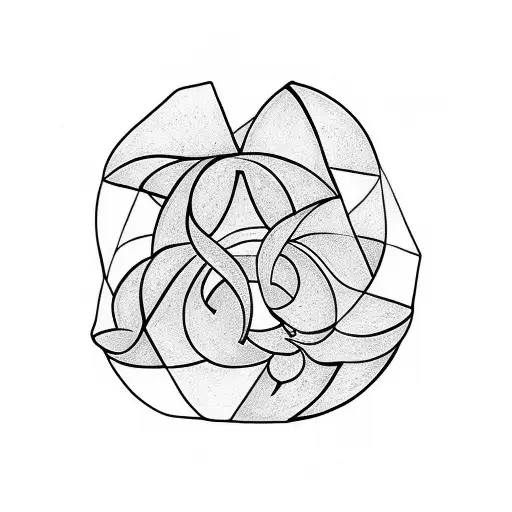 number tattoo design idea