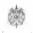 tengri tattoo design idea