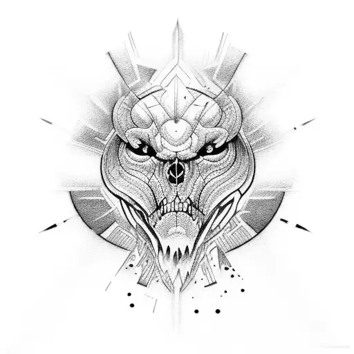 uv strike tattoo design idea