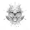 uv strike tattoo design idea