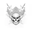 uv strike tattoo design idea