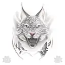 Skiing tattoo  tattoo design idea