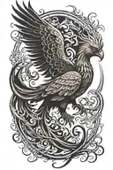 Phoenix Rising**: A phoenix symbolizes rebirth and overcoming struggles. You could incorporate elements that represent y tattoo design idea