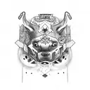 identity kids animal tattoo design idea