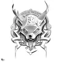 identity kids animal tattoo design idea