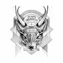 identity kids animal tattoo design idea