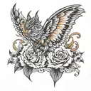 first born  tattoo design idea