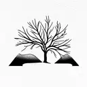 bare tree  tattoo design idea