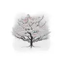 bare tree  tattoo design idea