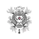 bare tree  tattoo design idea